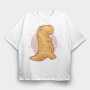 Dino Nugget, Tricou Oversize Barbati (Unisex)
