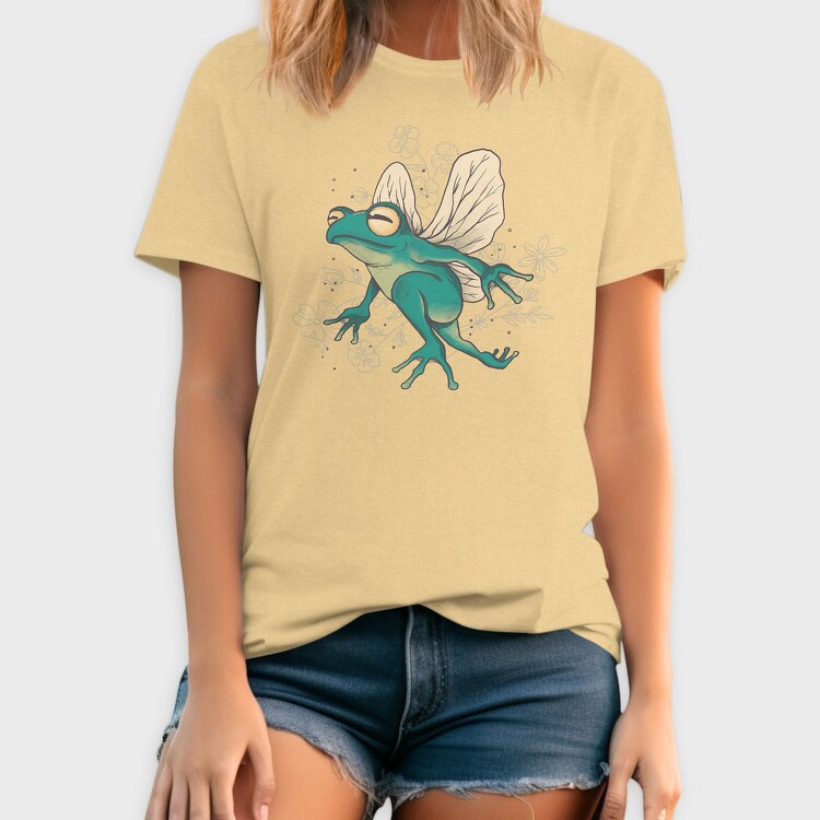 Fairy Frog With Wings, Tricou Barbati (Unisex)