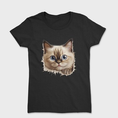 Birman Peeking Cat, Tricou Femei