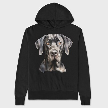 Great Dane 3, Hanorac Oversize Barbati (Unisex)