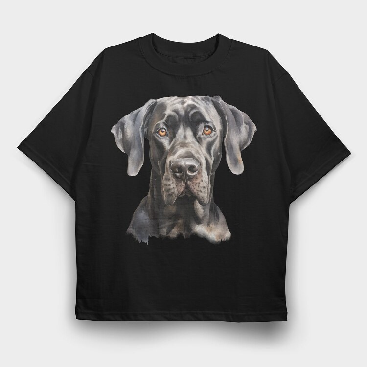 Great Dane 3, Tricou Oversize Barbati (Unisex)