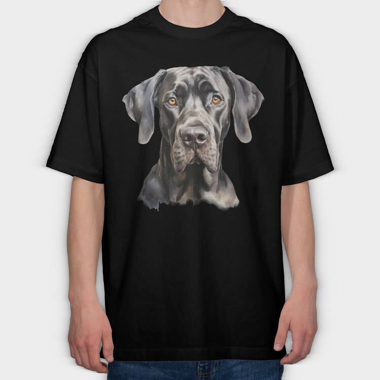 Great Dane 3, Tricou Oversize Barbati (Unisex)