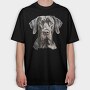 Great Dane 3, Tricou Oversize Barbati (Unisex)