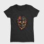 Gothic Skull on Fire, Tricou Femei