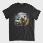 Sheep And Lambs Hillside, Tricou Barbati (Unisex)