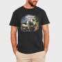 Sheep And Lambs Hillside, Tricou Barbati (Unisex)