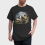 Sheep And Lambs Hillside, Tricou Barbati (Unisex)