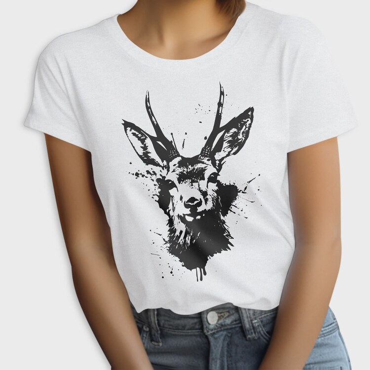 Stylized Roebuck, Tricou Femei
