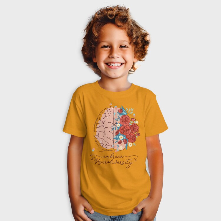 Neurodiversity Brain Mental Health, Tricou Copii