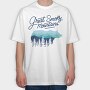Great Smoky Mountains Bear, Tricou Oversize Barbati (Unisex)