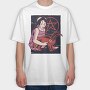 Demon Cat, Tricou Oversize Barbati (Unisex)