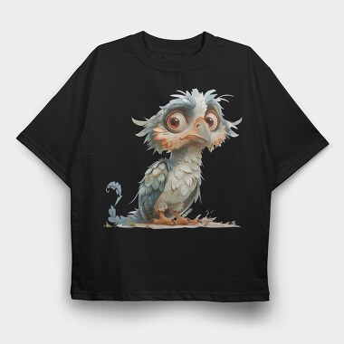 Bird Feather Art, Tricou Oversize Barbati (Unisex)