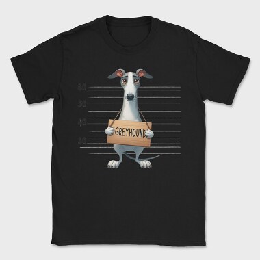 Greyhound Mugshot, Tricou Barbati (Unisex)