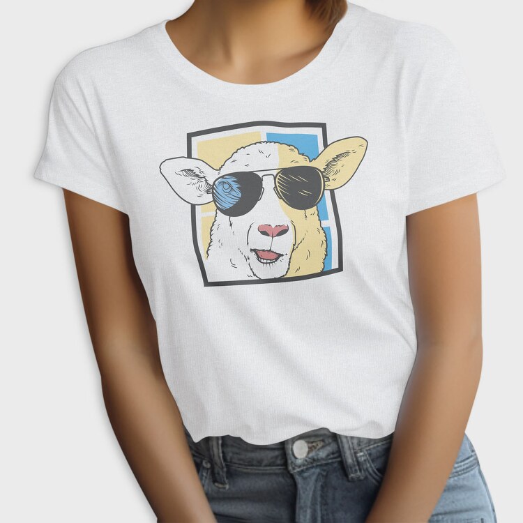 Sheep With Sunglasses, Tricou Femei