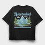 Nevermind Mountain Quote, Tricou Oversize Barbati (Unisex)