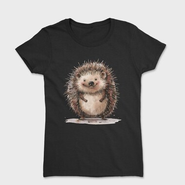 Hedgehog Smile Icon, Tricou Femei