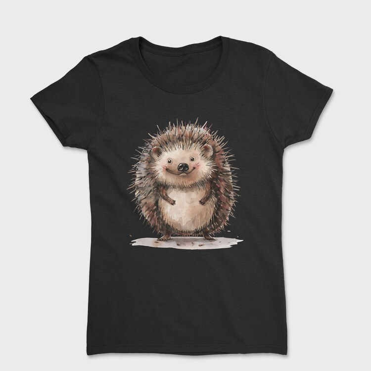 Hedgehog Smile Icon, Tricou Femei