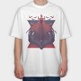 Demon Raven, Tricou Oversize Barbati (Unisex)