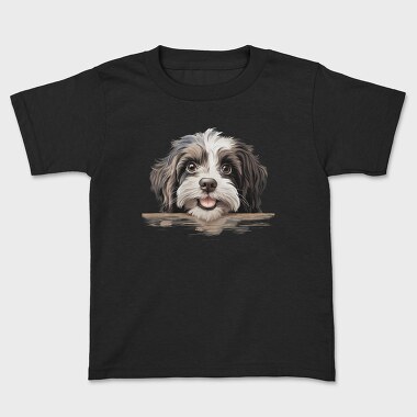 Havanese Peeking Face, Tricou Copii
