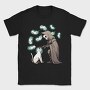 Grim Reaper Cat Lives, Tricou Barbati (Unisex)