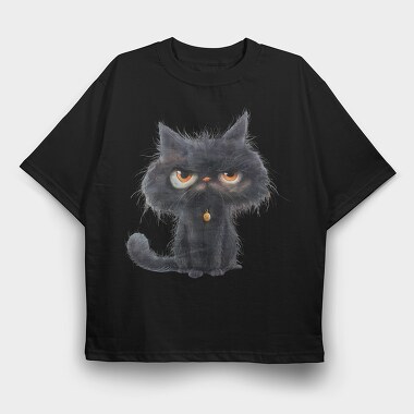 Grumpy Feline Club, Tricou Oversize Barbati (Unisex)
