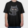 Grumpy Feline Club, Tricou Oversize Barbati (Unisex)