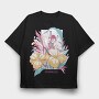 Fairy With Flowers And Plants Fairycore, Tricou Oversize Barbati (Unisex)