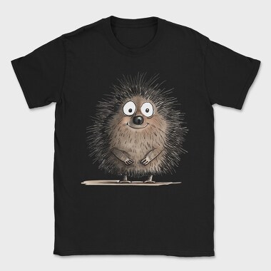 Hedgehog Smiling Face, Tricou Barbati (Unisex)