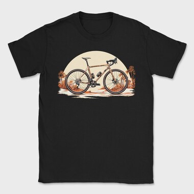 Gravel Bike, Tricou Barbati (Unisex)