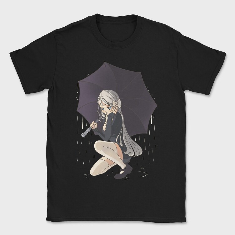 Goth Style Anime Girl, Tricou Barbati (Unisex)