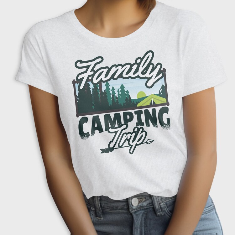 Family Camping Trip, Tricou Femei