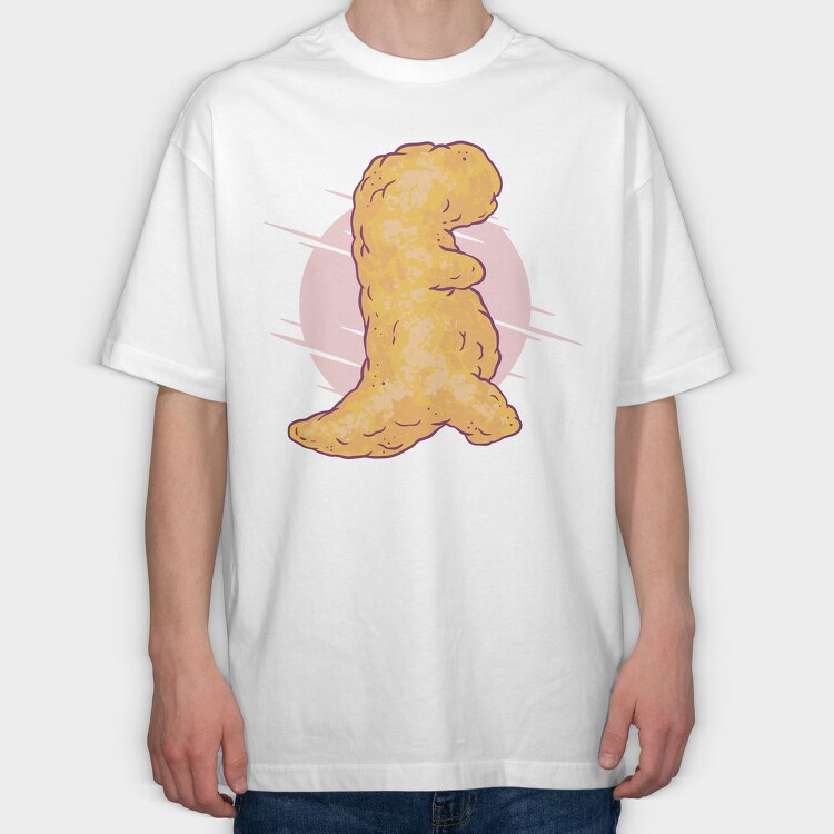 Dino Nugget, Tricou Oversize Barbati (Unisex)