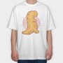 Dino Nugget, Tricou Oversize Barbati (Unisex)