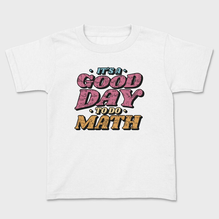 Good Day to Do Math, Tricou Copii