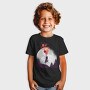 Boy And Teddy Bear Floating, Tricou Copii