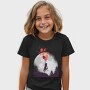 Boy And Teddy Bear Floating, Tricou Copii