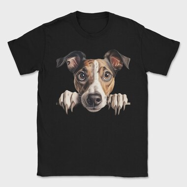 Greyhound Peeking, Tricou Barbati (Unisex)