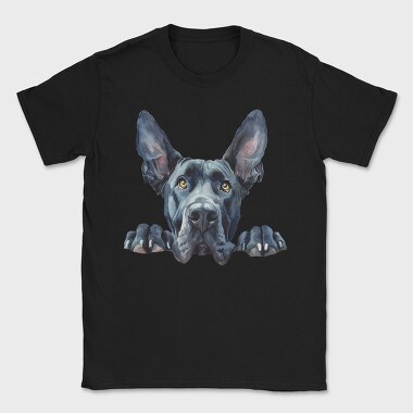 Great Dane Peeper, Tricou Barbati (Unisex)