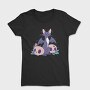 Pastel Goth Bat Cat Cute, Tricou Femei
