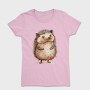 Hedgehog Standing Wise, Tricou Femei