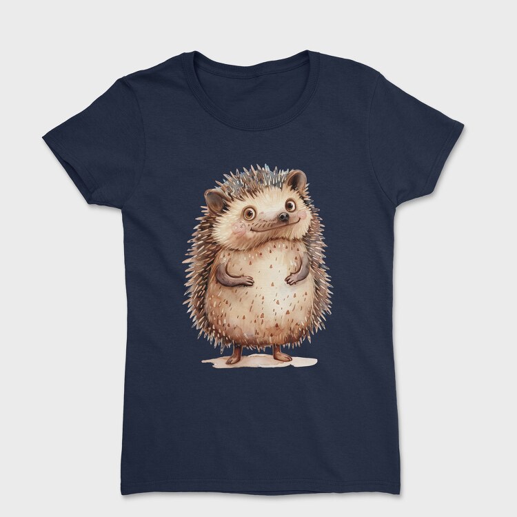 Hedgehog Standing Wise, Tricou Femei