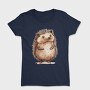 Hedgehog Standing Wise, Tricou Femei