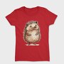 Hedgehog Standing Wise, Tricou Femei