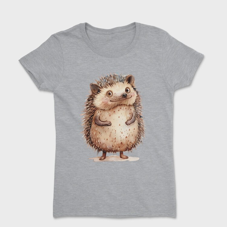 Hedgehog Standing Wise, Tricou Femei