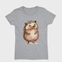 Hedgehog Standing Wise, Tricou Femei