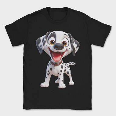 Happy Dalmatian Smile, Tricou Barbati (Unisex)