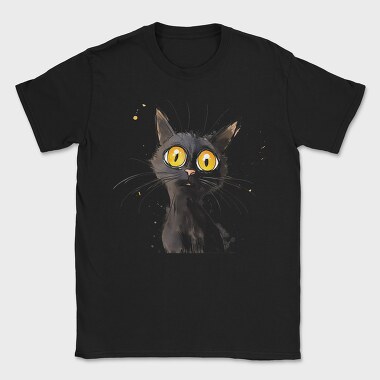 Black Cat Splash, Tricou Barbati (Unisex)