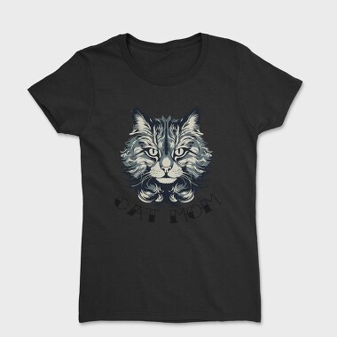 Detailed Cat Mom, Tricou Femei