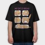 Bread Cat, Tricou Oversize Barbati (Unisex)