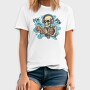 Creepy Skeleton Playing Videogames, Tricou Barbati (Unisex)